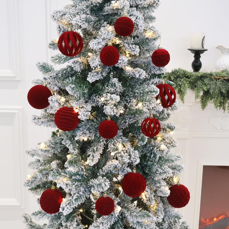 💥2025 HOT SALE💥36 PCS Velvet Christmas Balls