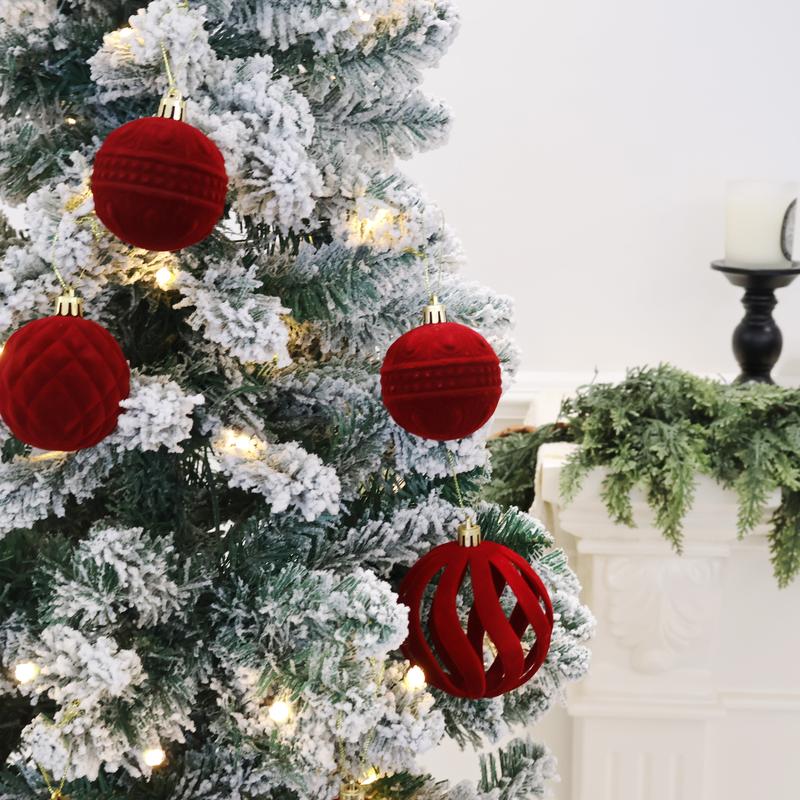 💥2025 HOT SALE💥36 PCS Velvet Christmas Balls