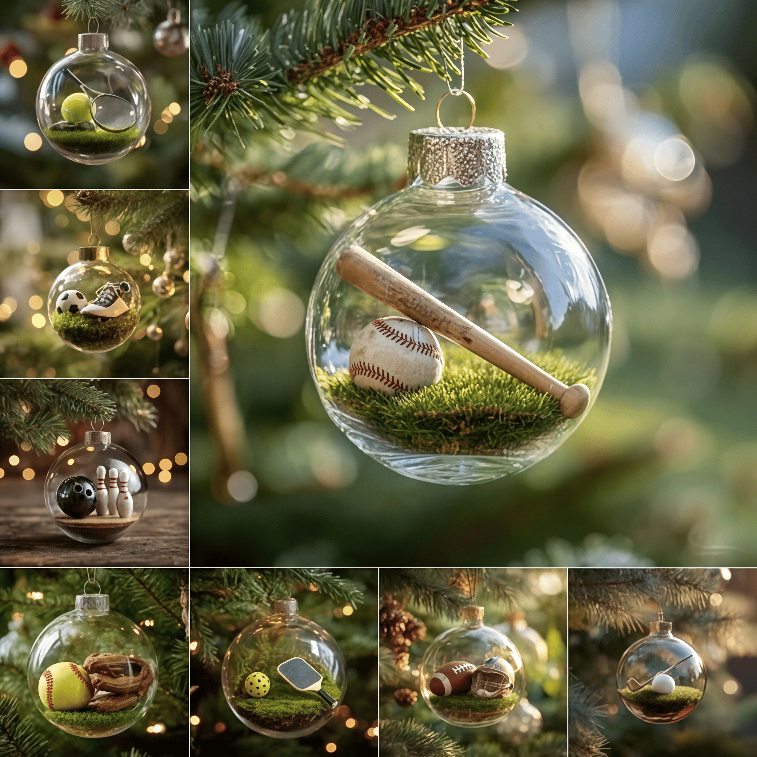 🕒🚨Limited release-🌲Christmas Gift--⚾Sports Holiday Ornament