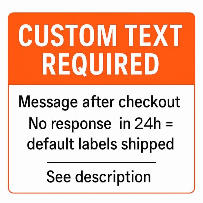 Custom Premium Magnetic Toolbox Labels for Tool Organization - 12 Pack of High Quality Magnets