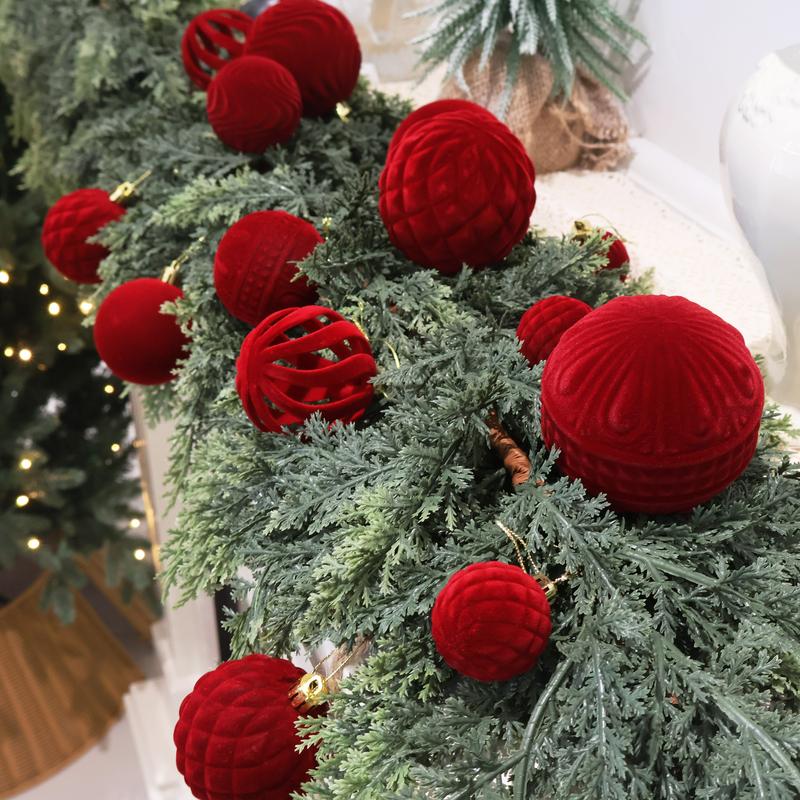 💥2025 HOT SALE💥36 PCS Velvet Christmas Balls