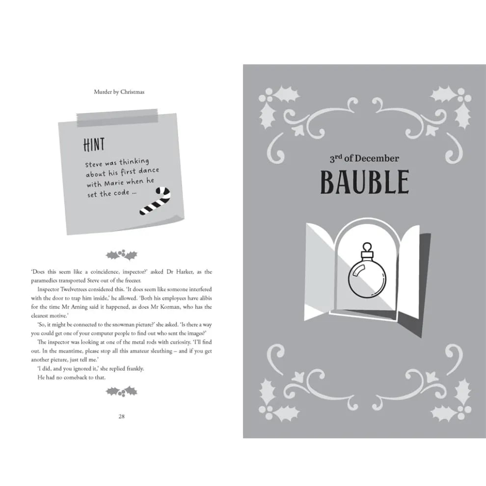 Murder by Christmas: 25 Puzzles to Solve the Crime