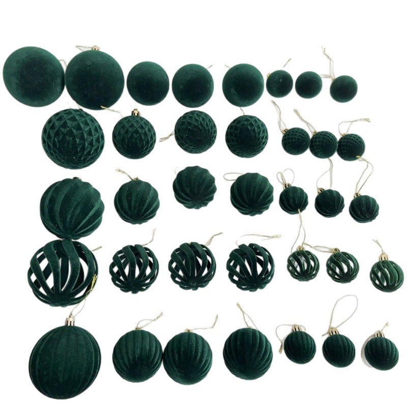 💥2025 HOT SALE💥36 PCS Velvet Christmas Balls