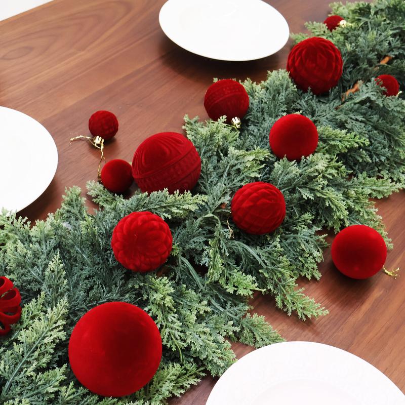 💥2025 HOT SALE💥36 PCS Velvet Christmas Balls