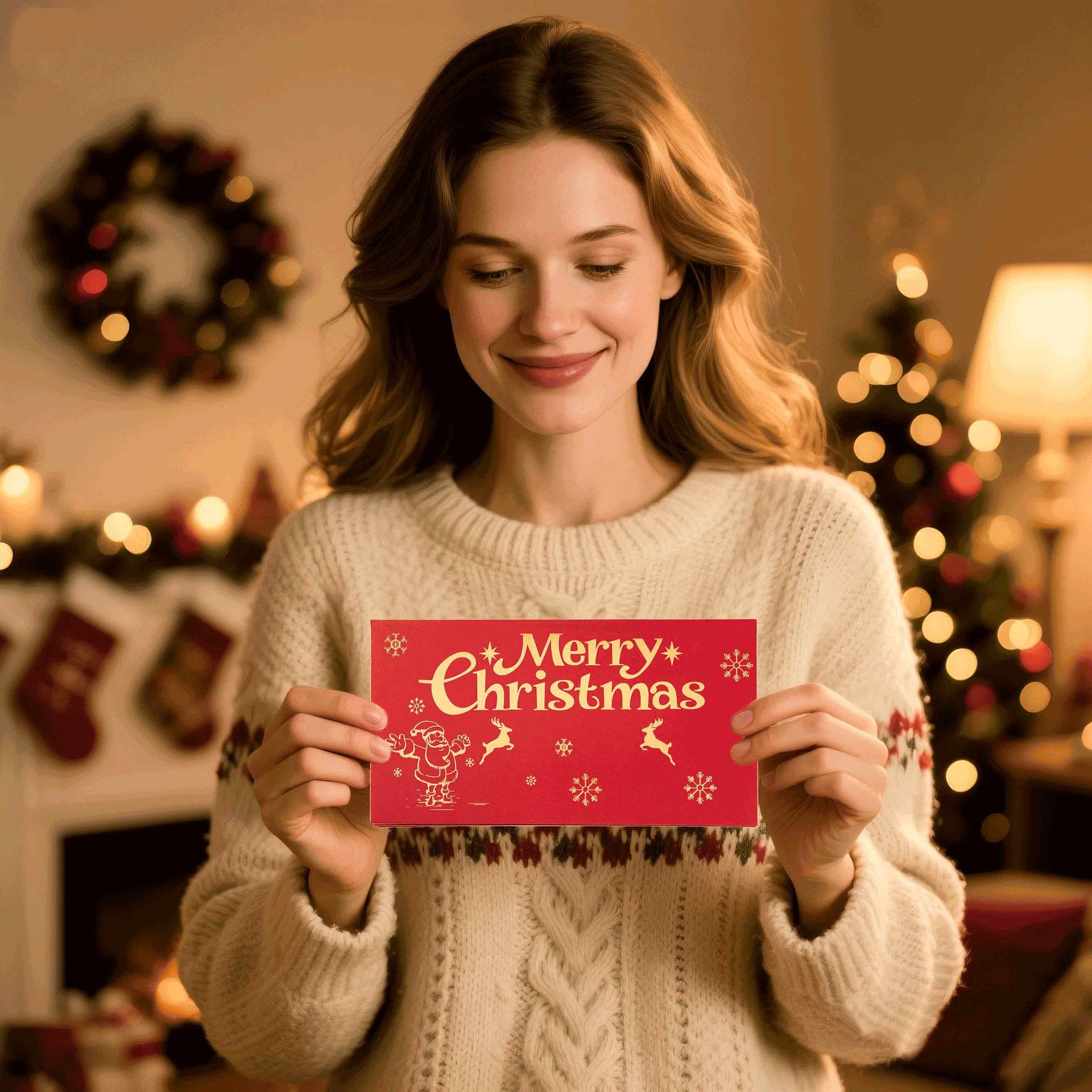 🎉Celebrate and love💗🎄Christmas gift envelope set of 3