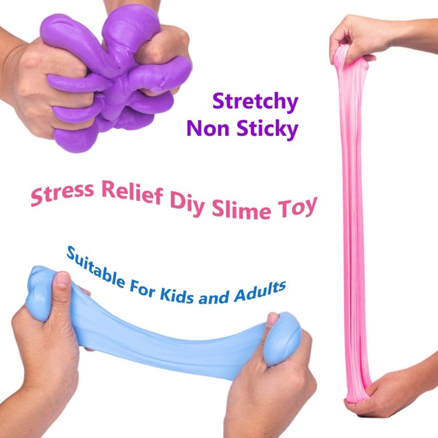 Super Clay Slime DIY Soft & Squishy Clay Scented Slime Sensory Clay