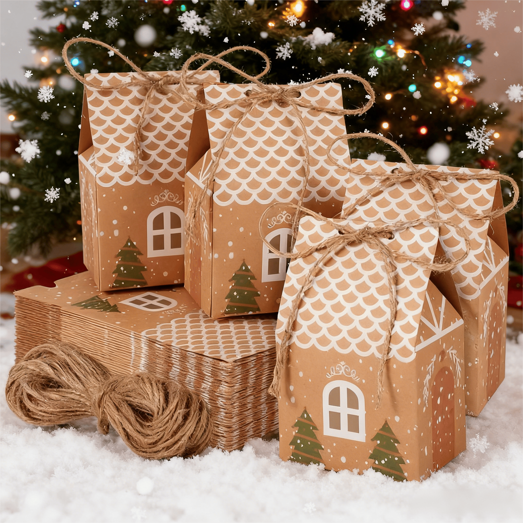 🔥Last Day 49% OFF🎄Christmas Wonderland Cottage Gift Box